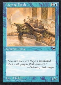 HORNED TURTLE TEMPEST MTG MAGIC MP (il tuo costruttore di mazzi) - Foto 1 di 1