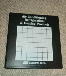 Vintage Dunhan Bush 3 Ring Binder AC Heating Refrigeration Products - Picture 1 of 6