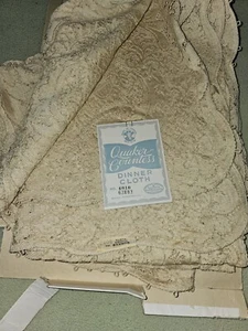 Quaker Laced Dinner Cloth Size 63x83 Vintage New With Tag. - Picture 1 of 8