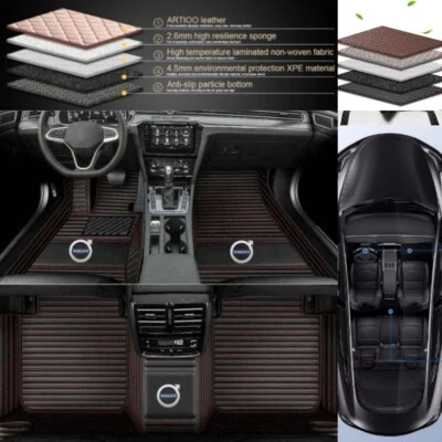 Fit For Volvo C30 C40 C70 Car Floor Mats Carpet Custom Luxury Floor Liners Auto - Image 1 of 4