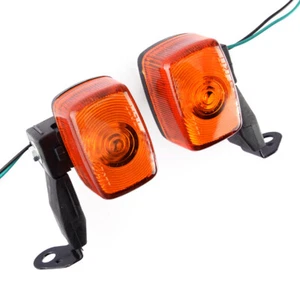 2pcs Turn Signal Lights Indicator Fit For Yamaha XT225 TTR250 Kawasaki KLX250 - Picture 1 of 5