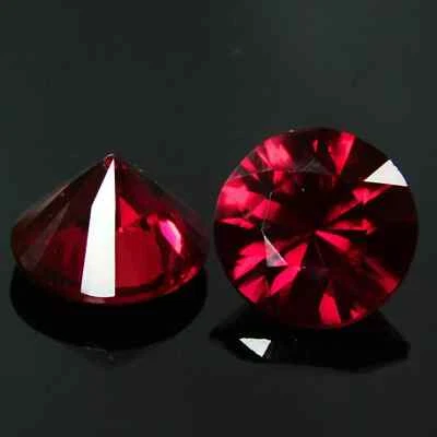 Stunning Quality Natural Red Ruby Loose Gemstone CERTIFIED 17 Ct Round Shape - Image 1 of 4