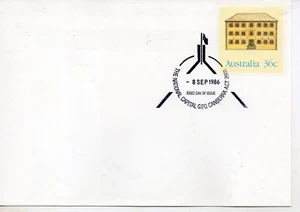 Australia Sobre Entero Postal primer día año 1986 (DN-269) - Imagen 1 de 1