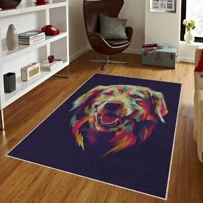 Alfombra con lindo estampado de perro, linda alfombra de cachorro, regalo de inauguración de casa Foto 1 de 4