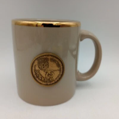 Taza de café vintage Waechtersbach 1982 UPS 75 años Foto 1 de 4