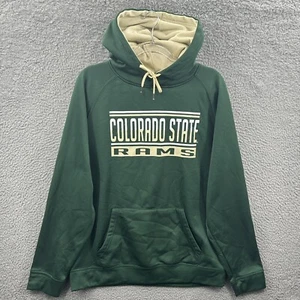 Colorado State Rams Hoodie Mens Large Sweatshirt College Football Sweater Green - Picture 1 of 11