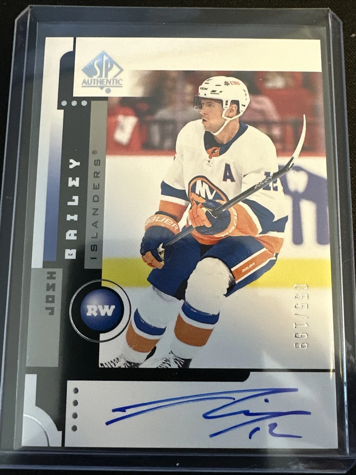 2021-22 SP Authentic Josh Bailey Base Retro #01RA-BA Auto /199 - Image 1 of 2