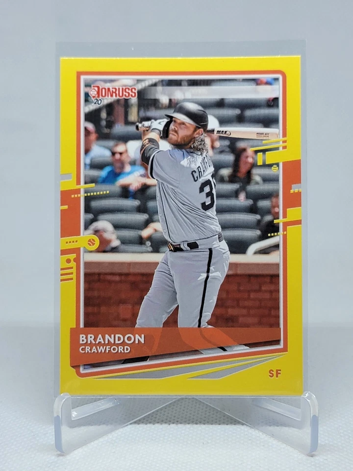2020 Donruss Yellow #189 Brandon Crawford E8A - Image 1 of 1