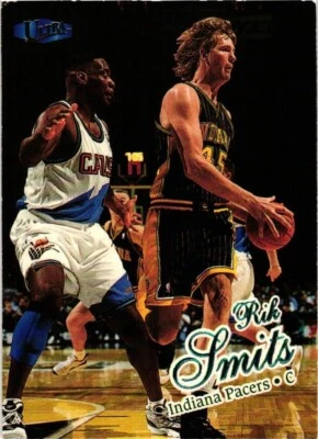 1997 98 Fleer Ultra Card #227 Rik Smits Indiana Pacers NBA Basketball - Image 1 of 2