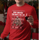 Barry Wood Yule Log Christmas Jumper - Novelty Funny Rude Crude Sweatshirt Gift