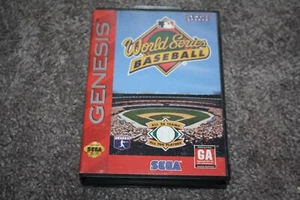 World Series Baseball Sega Genesis CIB Original Hülle und Handbuch - Bild 1 von 3