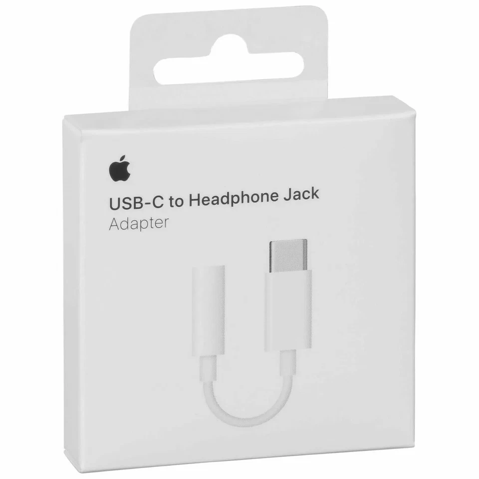Official Apple USB C to 3.5mm Headphone Jack Adapter - MU7E2ZM/A