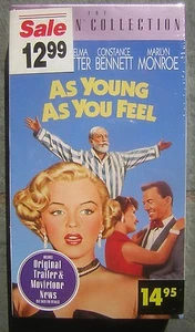 Marilyn Monroe in "As Young As You Feel" - 1992 Unopened VHS Movie Tape (MIB) - Picture 1 of 2
