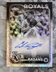 Cole Ragans #AC-CRA - 2024 Topps Chrome - Black and White Mini-Diamond - Picture 1 of 2