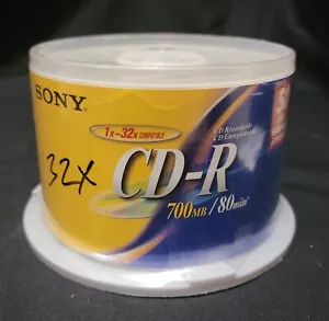 Sony 32x CD-R 700mb 80min 50 Pack - Picture 1 of 1