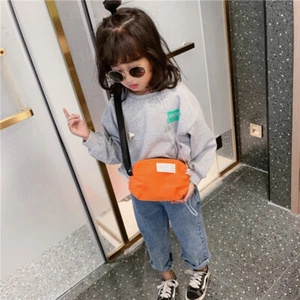 Girls mini crossbody bag Cute coin purse in fluorescent Blue Orange Green - Picture 1 of 29