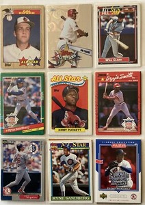 MLB “All Star” Cards/Hall Of Famers /All Time Greats/36 Card Lot /Multiple Years