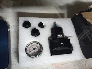 fuel pressure regulator gauge AN10 Feed & AN6 Return & AN10 End Cap - Picture 1 of 5