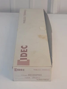IDEC BNH30WPN50 Panblock Terminals Pan Block Box of 50 BRAND NEW e9 - Picture 1 of 2