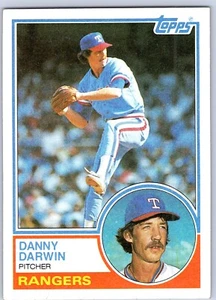 1983 Topps #609 Danny Darwin Texas Rangers Baseball Card - Picture 1 of 2