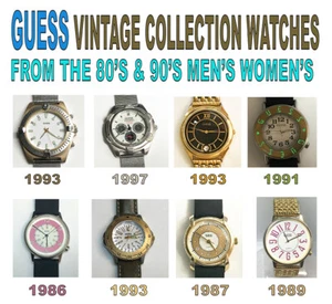 GUESS Colección Reloj Vintage Usado Mujer Hombre Años 80 y 90 Restaurado - Imagen 1 de 124