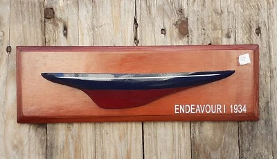 Mezzo Scafo ENDEAVOUR 1934 Barca a Vela America's Cup 37,5 x 12  Stile Nautico - Immagine 1 di 4