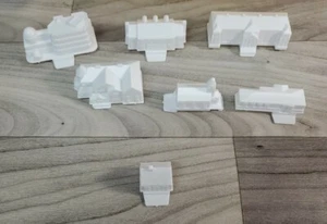 2007 Das Spiel des Lebens Ersatzteile nur weiße Gebäude  - Bild 1 von 4