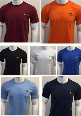 MENS LYLE AND SCOTT SHORT SLEEVE CREW NECK T-SHIRT FOR ALL SEASONS 100% COTTON