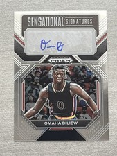 2023-24 Prizm Draft Omaha Biliew base Draft Picks Autographs AUTO #DPA-BIL