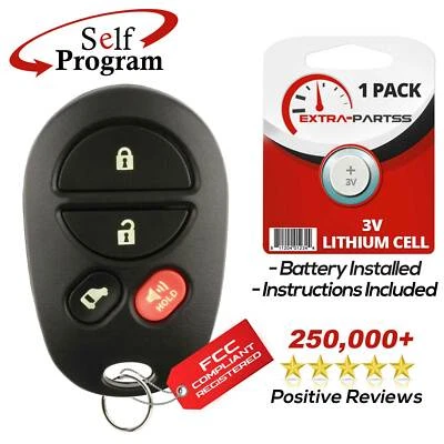 For 2004 2005 2006 2007 2008 Toyota Sienna Remote Keyless Entry Car Key Fob - Image 1 of 4