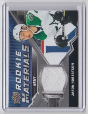 2020-21 Upper Deck Rookie Materials Jason Robertson RC Dallas Stars #RM-JR - Image 1 of 2