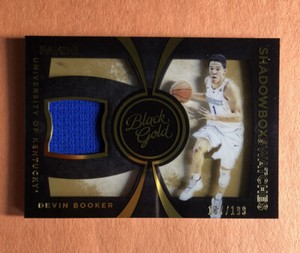 2016-17 Panini Black Gold Collegiate  Shadowbox Swatches /199 Devin Booker #7