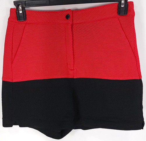 Pantaloncini Reebok Classic Melody Ehsani Collab Mesh Donna Foderati Rosso Nero