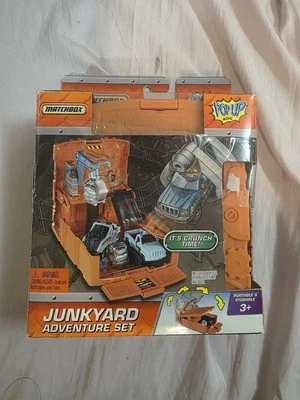 Matchbox Play Set Junkyard Adventure With Sahara Survivor Truck Pop Up Mini - Image 1 of 4