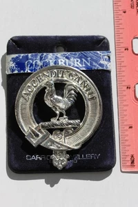 COCKBURN, ACCENDIT CANTU, CARRICK CLAN STEMMA DISTINTIVO, SPILLA, SCOZIA - Foto 1 di 5