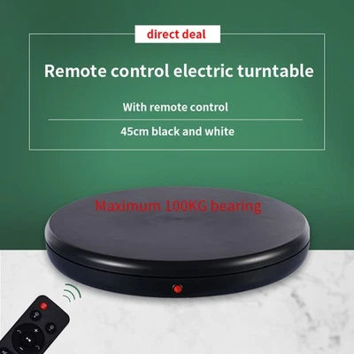 445CM/17.7in Motorized Rotating Display Stand Display Base 360°Rotatable - Image 1 of 4