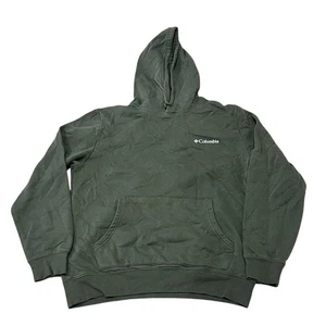 Columbia Men's Graphic Print Pullover Hoodie Green Size M - Picture 1 of 11