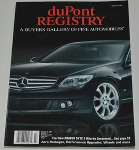 duPont Registry Magazine, March 2007 - BRABUS SV 12 S Biturbo Mercedes Benz - Imagen 1 de 6