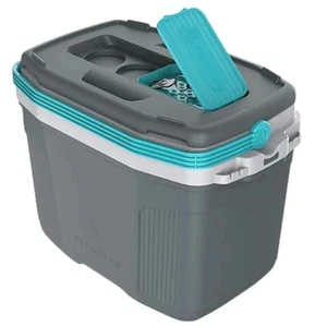 Caja Enfriador Térmico Termolar 32L SUV Gris con Verde Costero, Camping, Picnic - Imagen 1 de 9