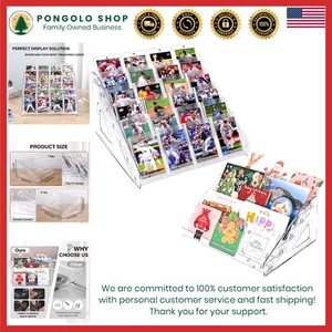 5-stufiger Acryl Sammelkartenständer, große Kapazität abgestufte Sportkarte... - Bild 1 von 8