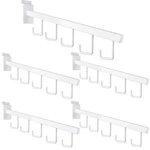 5 Haken Slatwall Haken, 5er Pack 13,7 Zoll Schwerlast Wasserfall Slatwall Aufhänger... - Bild 1 von 7