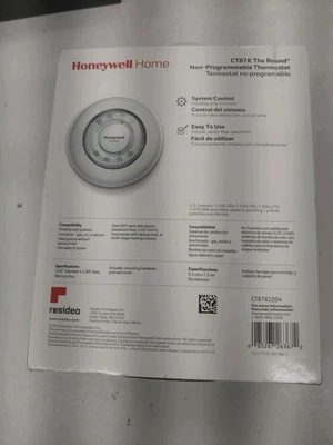 Termostato manual Honeywell CT87K1004 - solo calor Foto 1 de 2