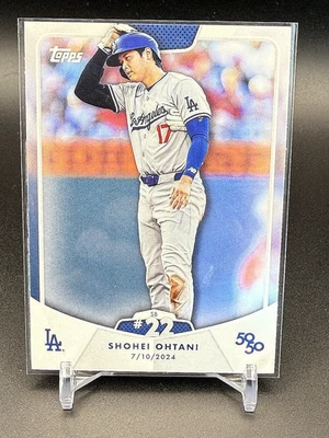 2024 Topps 50/50 Shohei Ohtani #50 - SB 22 in Philadelphia - Image 1 of 3