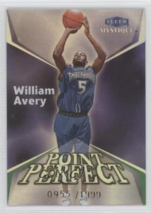 1999-00 Fleer Mystique Point Perfect /1999 William Avery #5PP Rookie RC - Picture 1 of 4