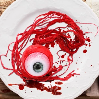 Shappy 2 piezas Halloween globos oculares falsos arrancados globo ocular utilería horror realista... Foto 1 de 4