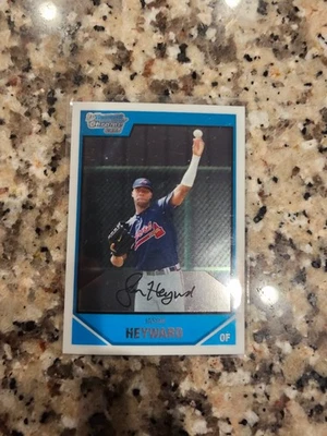 Tarjeta de novato cromada Jason Heyward #BDPP54 2007 Bowman Draft Picks & Prospects radiocontrol Foto 1 de 2