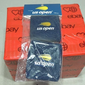 Wilson US Open Cotton Wristband New in Package | Pack of 2 - Picture 1 of 7