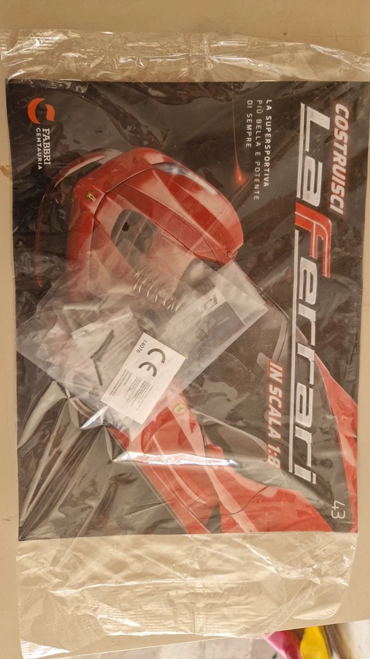COSTRUISCI LA FERRARI SCALA 1:8 FASCICOLI N 43 FABBRI CENTAURIA - Immagine 1 di 1