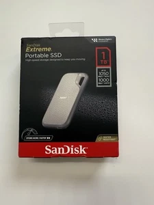 SanDisk Extreme Portable SSD 1TB SDSSDE51-1T00-AW25 1050mb/S New Sealed - Afbeelding 1 van 6
