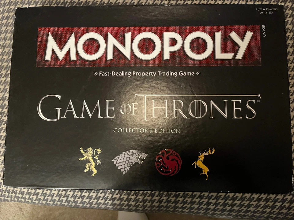 Hasbro Monopoly Game Of Thrones Board Game 2017 Complete - Image 1 of 4